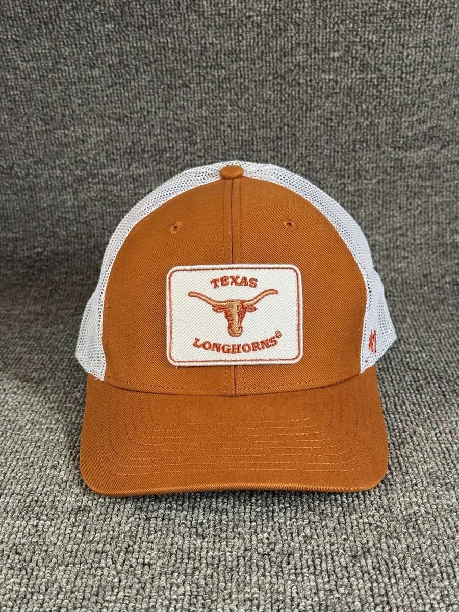 '47 Brand Texas Longhorns Trucker Snapback Burnt Orange White One Size Hat