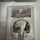 2020 W $1 Silver American Eagle - V75 Privy Mark - PCGS PR70 DCAM