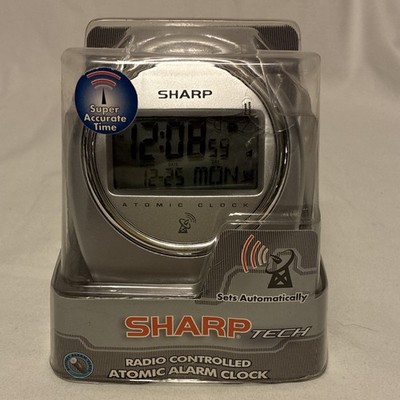 Sharp SPC364 Digital Atomic Alarm Clock LCD Display Radio Controlled