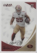 2021 Panini Chronicles Clear Vision Rookies Red 167/199 Elijah Mitchell Eli 0q3