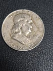 1957 "D" Series Franklin Silver Half Dollar