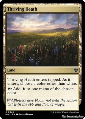 MTG Thriving Heath Card #348 Commander: Bloomburrow NM Magic
