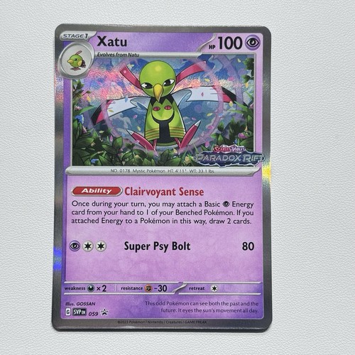 Xatu SVP 059 (Prerelease) 059 Sv: Scarlet & Violet Promo Cards Holo