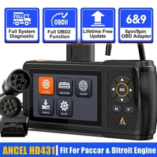 Diesel DPF Regen Heavy Duty Truck Diagnostic Scanner OBDII Scan Tool Full System