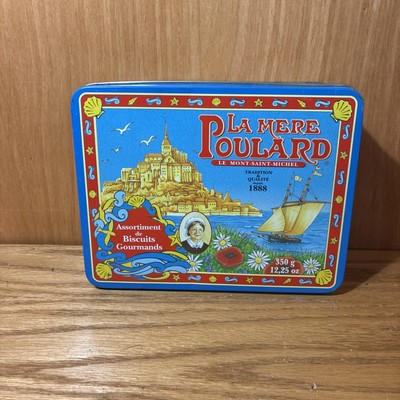 La Mere Poulard Assortiment de Biscuits  Gourmands Empty Cookie Tin Box (1C)