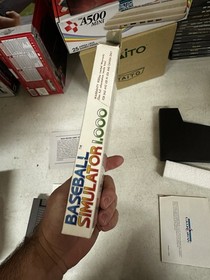 #838 Baseball Simulator 1000 (Nintendo NES) CIB Complete In Box TESTED & WORKING