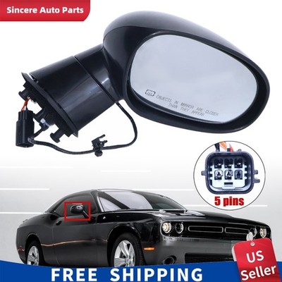Right Passenger Side Mirror For 2015-2019 Dodge Challenger SXT RT 5PE54DX8AD