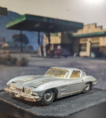 Vintage Corgi Toys Chevrolet Corvette Stingray. 98mm. Geschenkbox