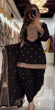 Pakistani Salwar Kameez Ready To Wear Dress 3 Piece Suit Wedding Party Bollywood