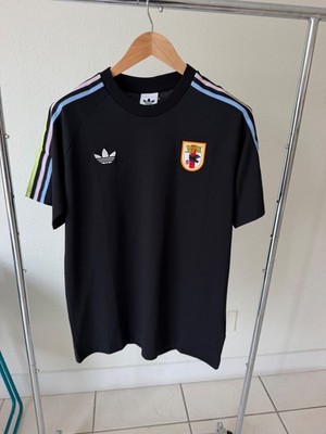 Adidas Japan JFA OG Soccer T-Shirt Black Men s L KA1521 Brand New