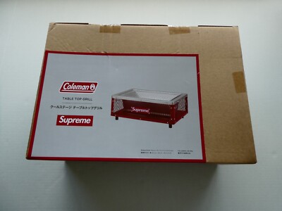 Supreme Coleman Charcoal Grill, Red, Supreme Box Logo Bag/Sticker