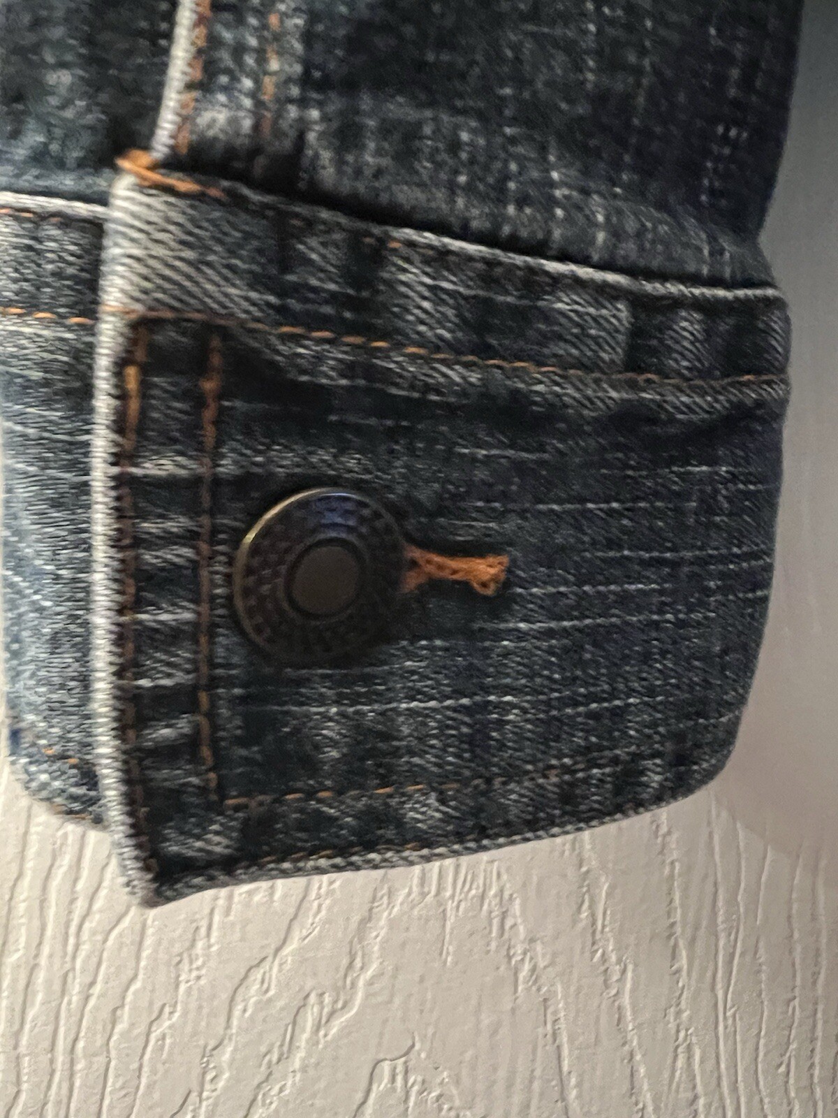 Will Smith Jacket Size Small Button Up Denim Jean… - image 6