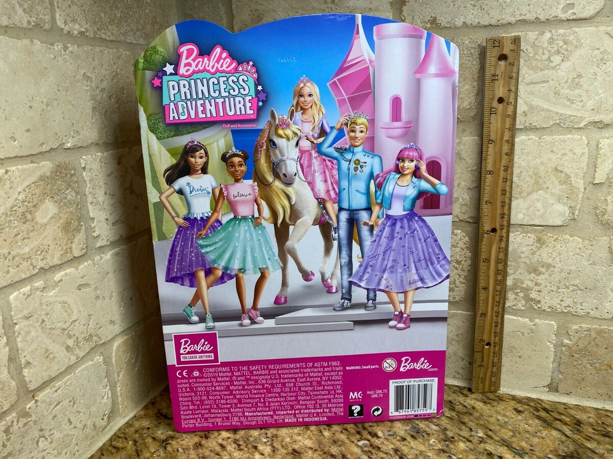 Boneca Barbie Aventura Das Princesas Com Cavalo - Mattel