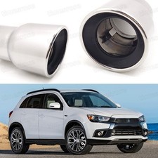 Silver Car Exhaust Muffler Tip Tailpipe Trim for Mitsubishi Outlander Sport A056