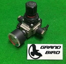 SMC AR20K-02BG REGULATOR W/ Gauge, USED