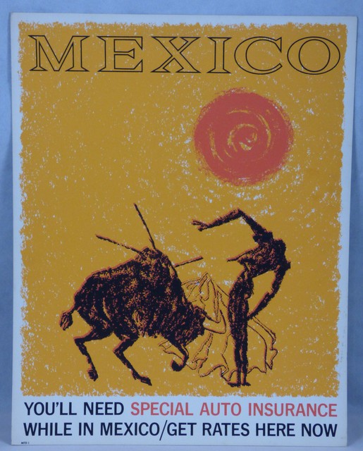 ALLSTATE MOTOR CLUB "MEXICO" TRAVEL INSURANCE ADVERTISING