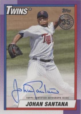 2025 Topps Series 1 - Johan Santana #90A-JSA for sale | eBay