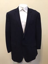 Ermenegildo zegna Cool Effect Solid Navy Blazer 2-Bt US 48 Drop 7