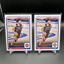 2023-24 Panini NBA Hoops Winter - #188 Cade Cunningham Lot Of 2 Cards Pistons