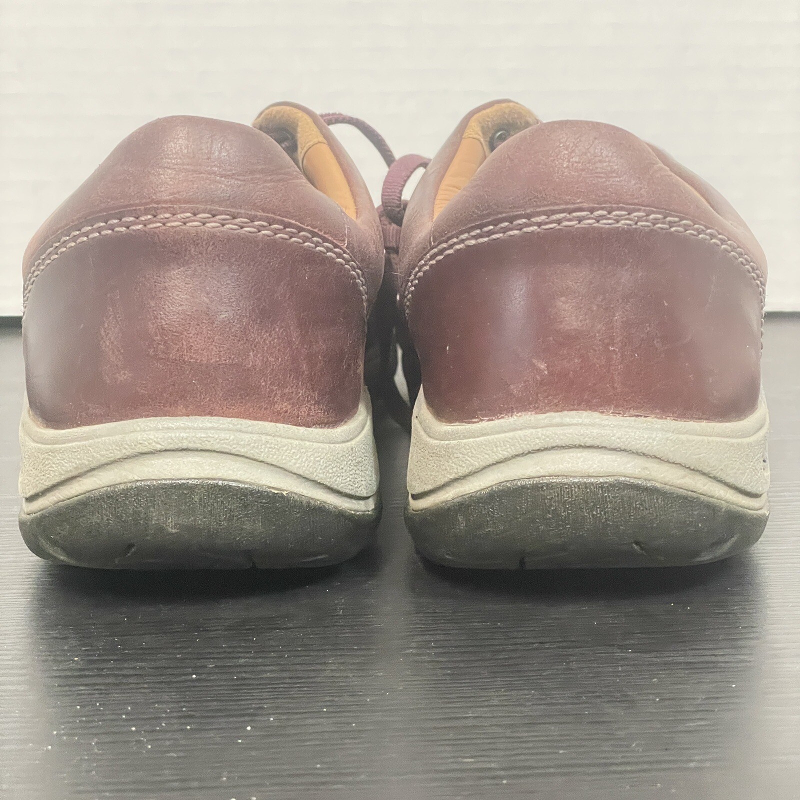 KEEN Presidio II scarpe da trekking donna S 8.5 1019501 pelle logo bordeaux