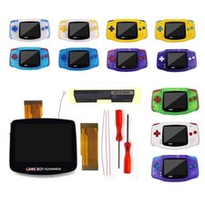 V5 Drop In 3.0" IPS Blacklit 720x480 Retro pixel Pre-Laminated LCD KIT For GBA