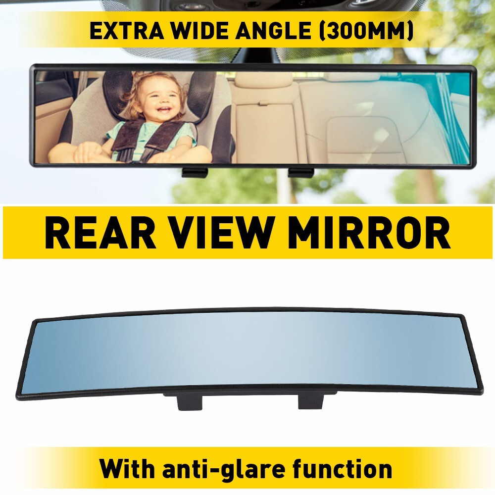Interior Rear Mirror View 300mm Anti-glare Convex Car Panoramic Wide Angle