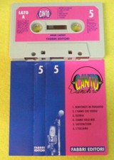 MC CANTO ANCH'IO 5 FABBRI EDITORI Lucio Dalla Vasco Rossi Tozzi no cd lp dvd vhs