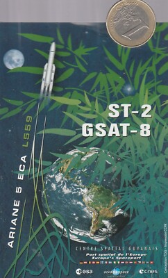 Space. Ariane 5 ECA. L559. ST-2. GSAT-8. ESA - CNES
