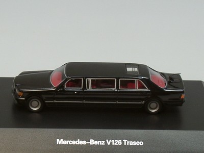 BoS-Models BOS87690 Mercedes-Benz V126 Trasco (1990) in schwarz 1 