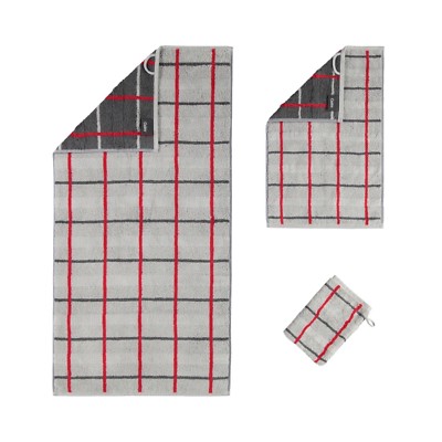 Cawö Handtuch Noblesse Square 1079 72 Platin Gästetuch Duschtuch Saunatuch