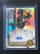 2022 Bowman Chrome Yendry Rojas 1st Rookie RC Refractor Auto /499