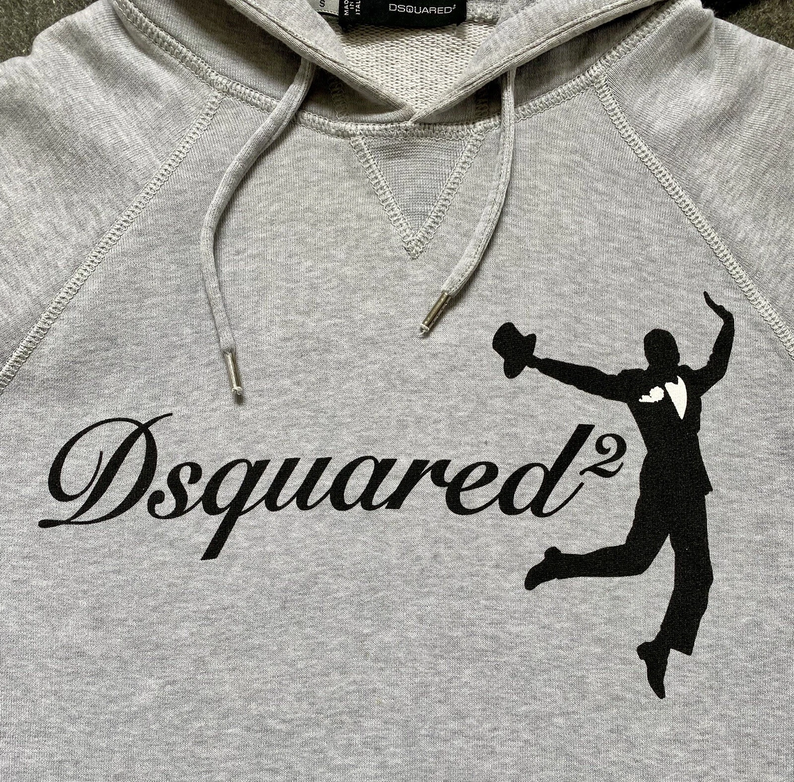 DSQUARED2 P W 2009 GLAM S DANCE FELPA CON CAPPUCCIO GIACCA MAGLIONE GIACCA FELPA pullover
