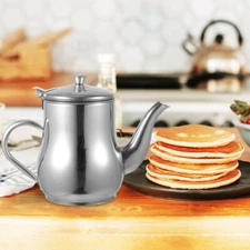 Oil Grease Can with Lid Filter Grease Keeper Storage Can for Meat Frying Oil