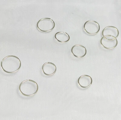 925 Silber Nasenring Nasenpiercing Piercing Ohr Hoop Ring Tragus Helix - Bild 1 von 3