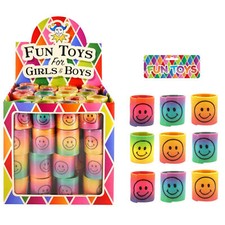 RAINBOW SMILE Mini SPRINGS Kids Party Bag Filler Game Prizes Toy Gift