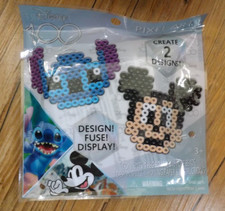 NEW Disney Lilo  Stitch  Mickey Mouse Pixel Art Fuse melty Beads Crafting Kit