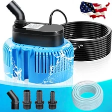 75W Pool Cover Pump Above Ground Submersible Water Draining Swimming Inground
