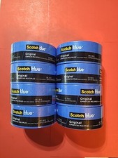3M Scotch Blue Painters Masking Tape 1.88in x 60yd Multi-Surface 2090 Medium x8