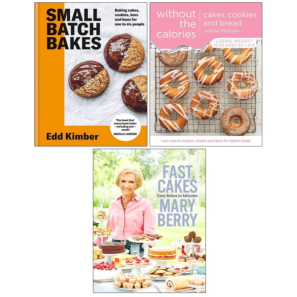 Small Batch Bakes, Fast Cakes Easy Bakes (HB), Cakes Cookies Bread 3 Books Set