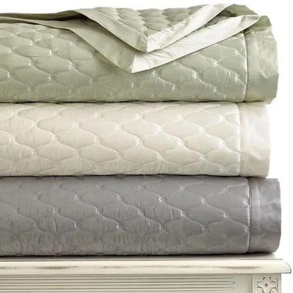 Стеганое покрывало Martha Stewart Trousseau Cirque Full Queen цвет морской пены зеленый - Изображение 4 из 4