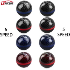 MUGEN 5/6 Speed Racing Real Carbon Fiber Shift Shifter Knob Manual MT Ball Gear