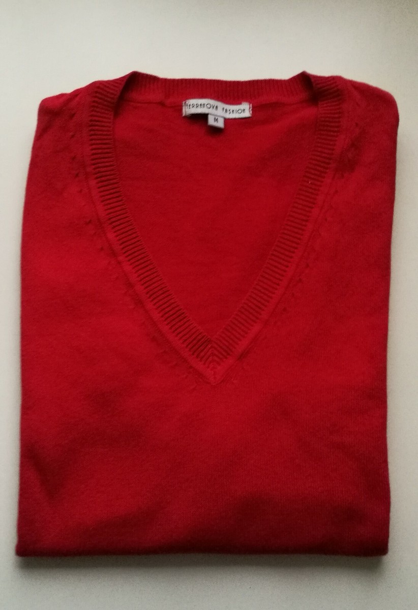 Gilet Terranova maglia pullover misto cotone ragazzo uomo tg M