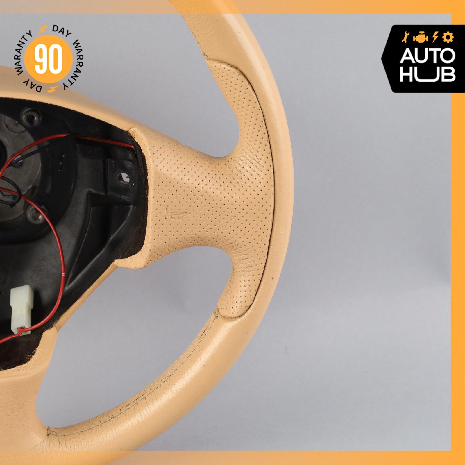 02-07 Maserati M138 Coupe 4200 GT Cambiocorsa Steering Wheel Beige OEM 67k