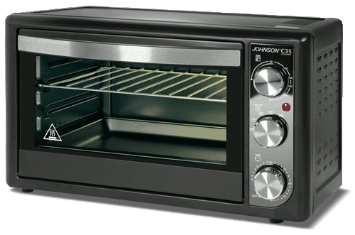JOHNSON C35 FORNETTO ELETTRICO STATICO E VENTILATO 35 LITRI 1300W IN  CERAMICA | eBay