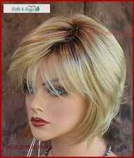 REESE RENE OF PARIS NORIKO WIG CREAMY TOFFEE R SHORT SASSY BOB 533 -1