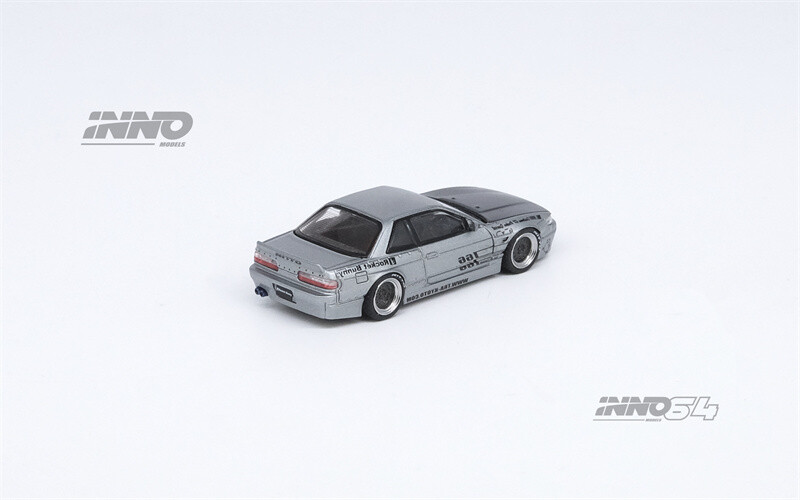 INNO 1:64 NISSAN SILVIA (S13) V1 PANDEM ROCKET BUNNY Silver Car | eBay