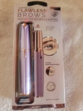 Finishing Touch Flawless Brows 18K Gold Plated Precision Head Purple NEW IN BOX