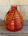 NWT Esschert's Garden Ribbed Glass Beehive Hanging Outdoor Wasp Trap — photo 3
