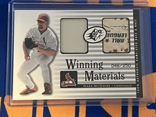 2000 UPPER DECK SPX WINNING MATERIALS MARK MCGWIRE BALL BASE 046/250 500TH HR SP