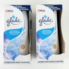 Glade Automatic Spray Holder Lot of 2 for Air Freshener Refill